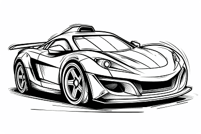 100 Modified Cars Coloring Book Engines of Imagination