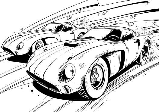 100 Modified Cars Coloring Book Gear Up for High-Octane Fun!