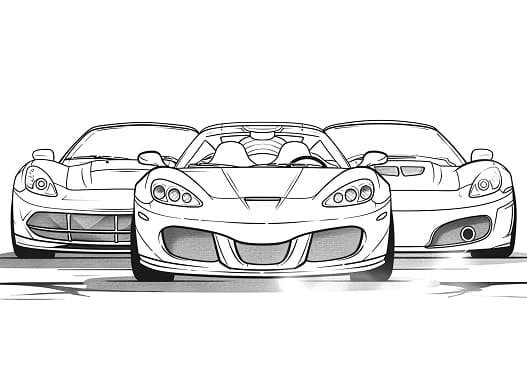 100 Modified Cars Coloring Book Rev Up Your Imagination!