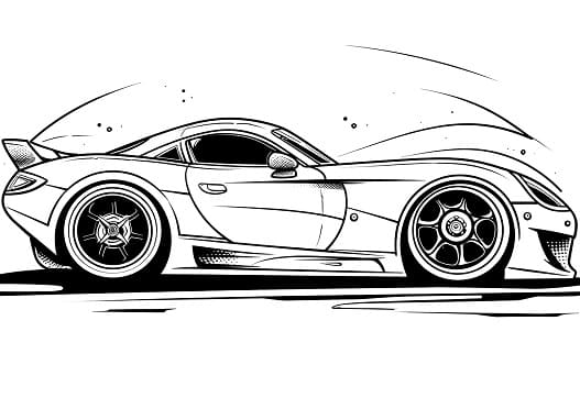 100 Modified Cars Coloring Book Thrills on Every Page!