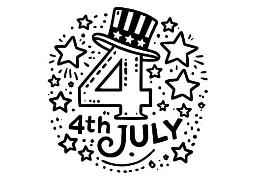 4th of july coloring pages pdf