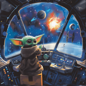 baby yoda coloring pages free