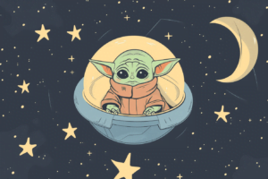 baby yoda printable