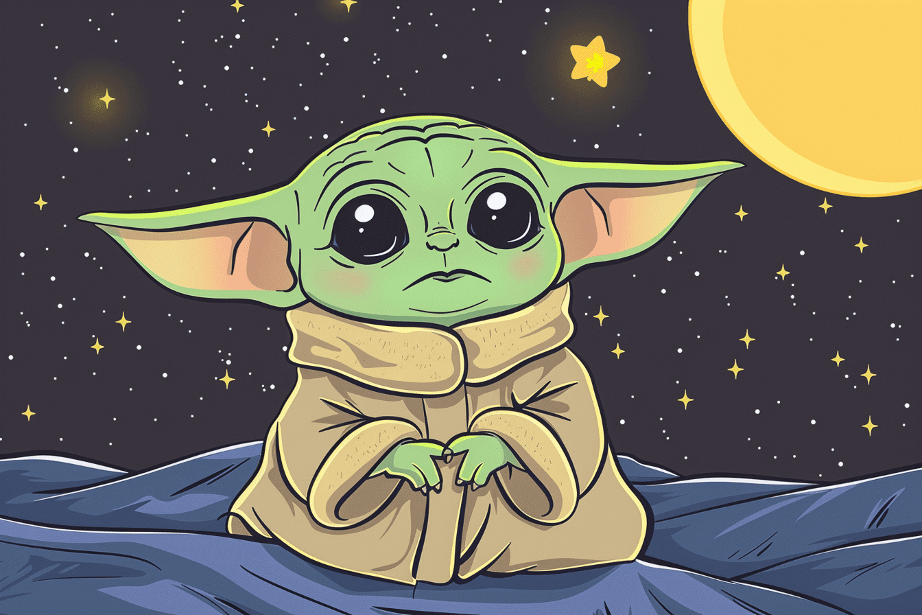 Baby Yoda: The Tiny Guardian of the Stars - https://color-en.com