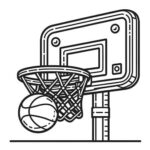 Basketball Coloring Pages Free Printable Sheets