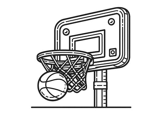Basketball Coloring Pages Free Printable Sheets
