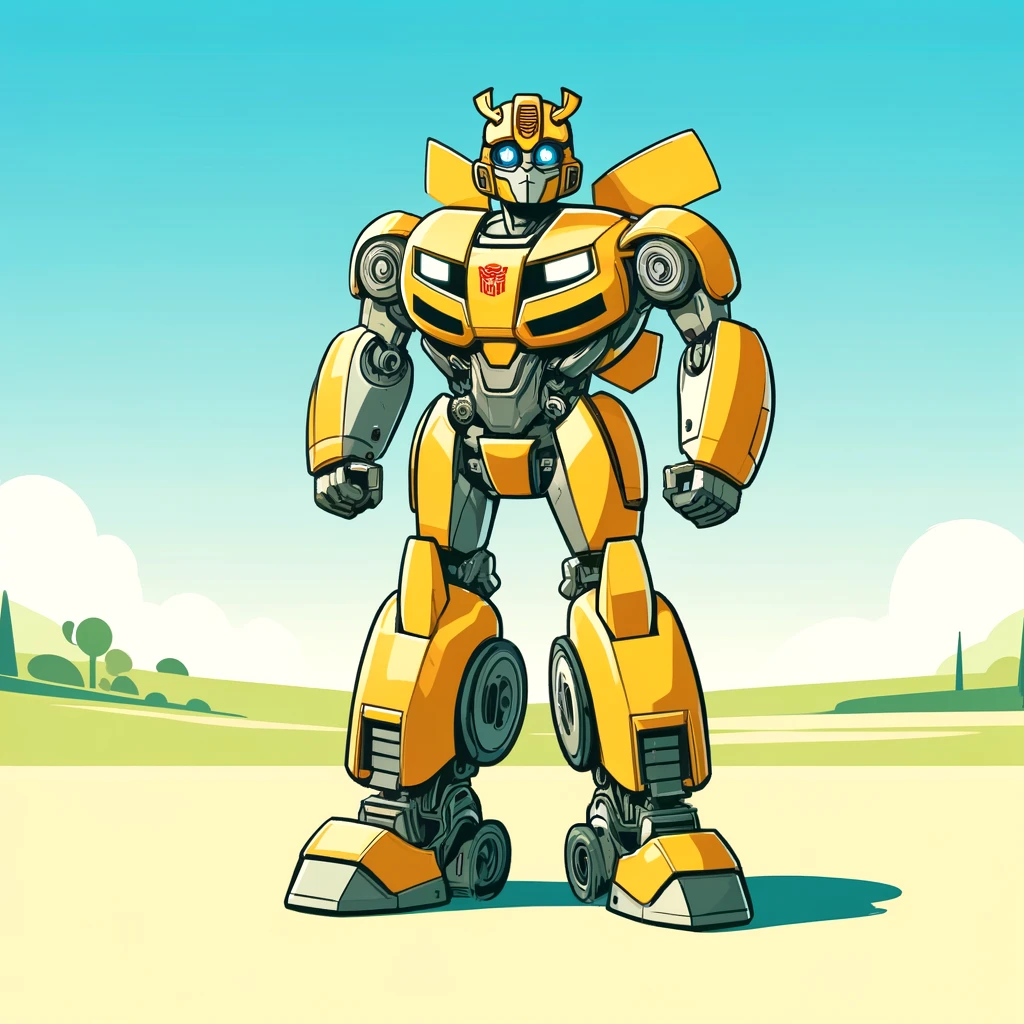 bumblebee transformer coloring page