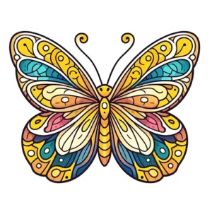 butterfly for coloring