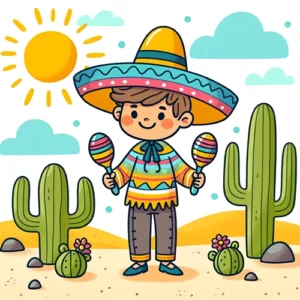 coloring pages for cinco de mayo