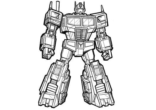 Coloring Pages Transformers Coloring Book