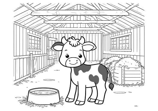 cow drawing