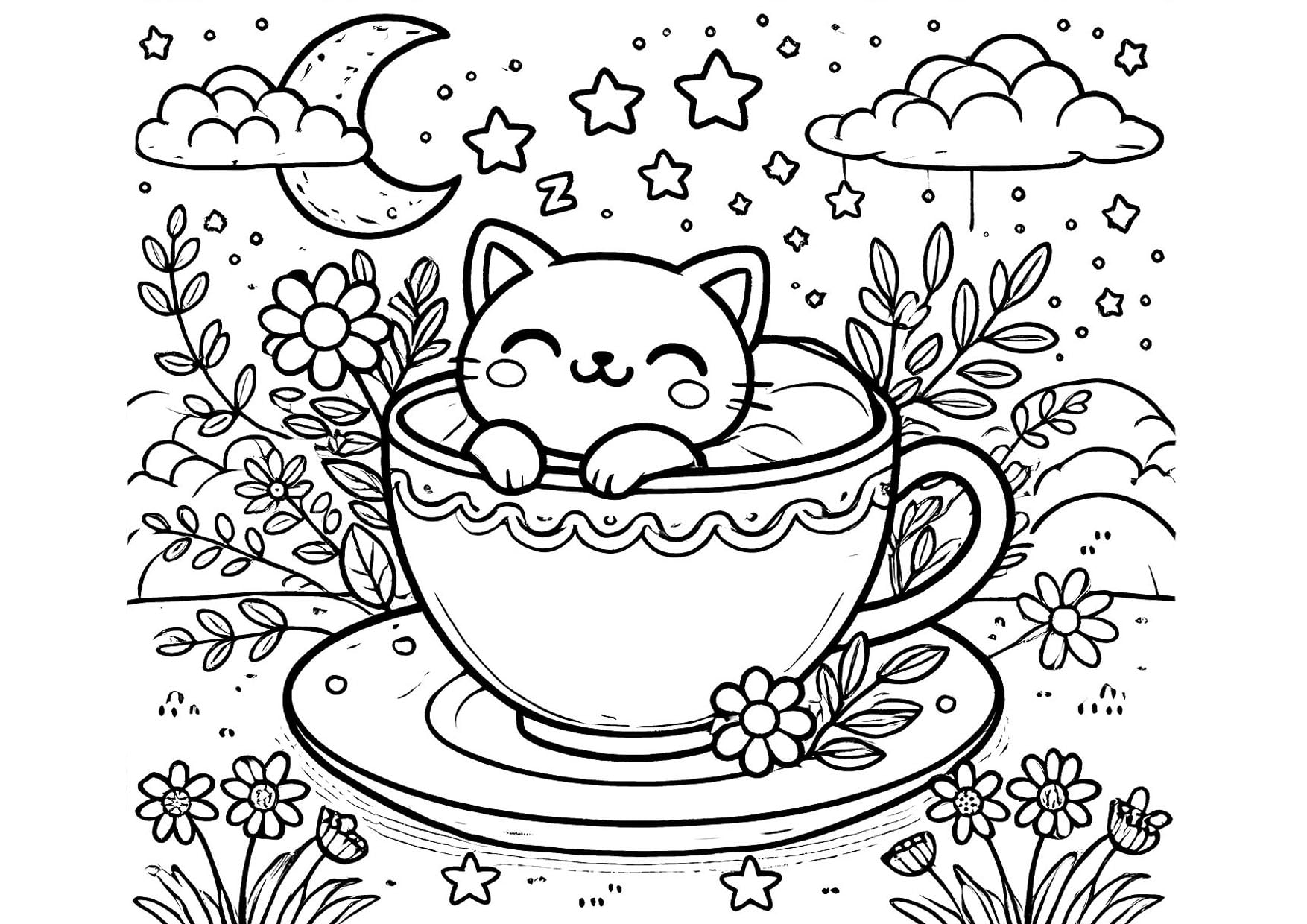 Cozy Friends in the Teacup Garden