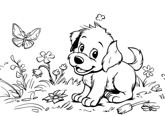 dog coloring pictures