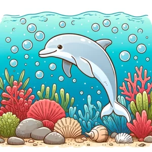 dolphin coloring pages for kids