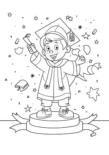 end of the year coloring pages free