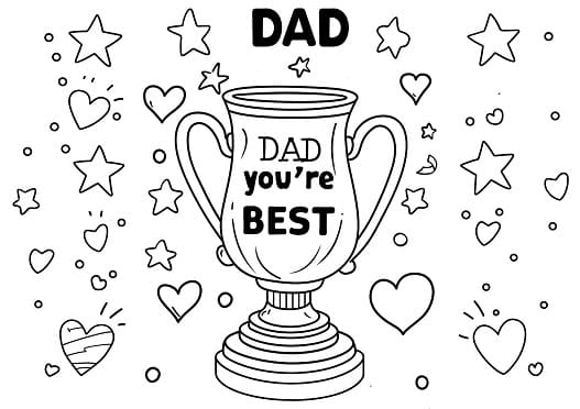 father's day coloring pages