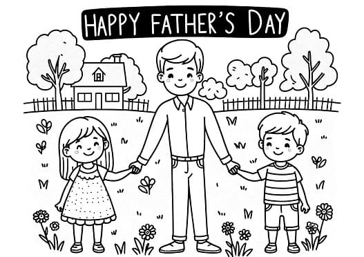 fathers day coloring sheets