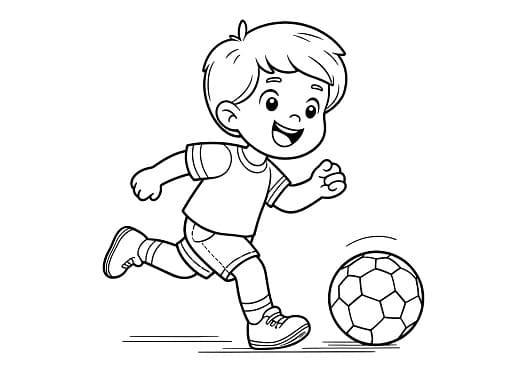 Football Online Coloring Pages