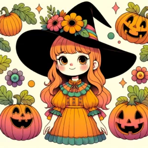 Halloween Coloring Story