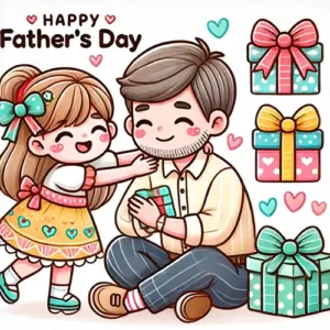 happy father's day coloring page