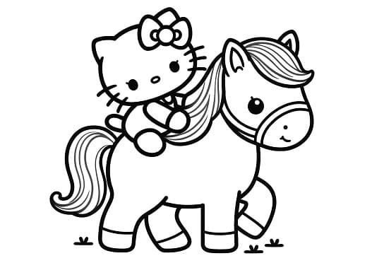 Hello Kitty Pony Ride