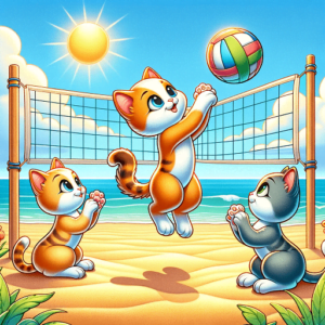 kitten-beach-volleyball-story