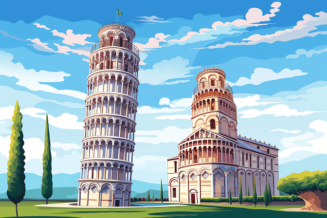 Leaning Tower Of Pisa Facts The Tilted Wonder Color 1810