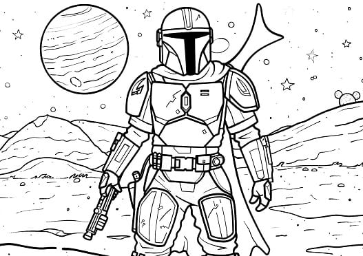 mandalorian coloring book