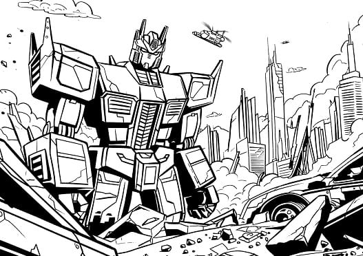 Official Takara Tomy Transformers Cyberverse Coloring Pages
