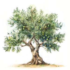 olive tree coloring page