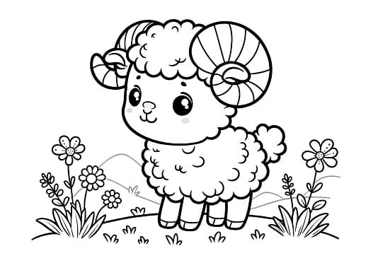 sheep coloring pages