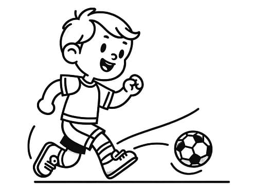 soccer ball coloring page