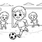 Soccer Coloring Pages (Free PDF Printables)