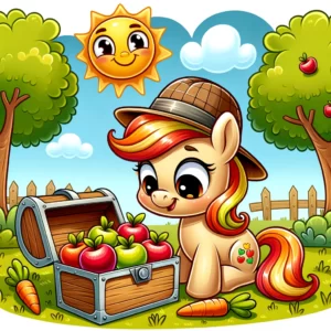 Sunny Apple Orchard Adventure