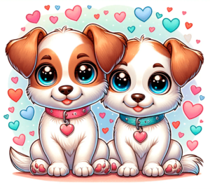 Valentine's Day Puppies