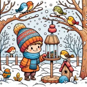 Winter Birds and Feeders
